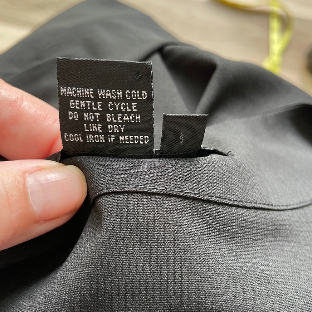 Ninety Charcoal Black Kimono Style Blouse Size 2X - Picture 7 of 7
